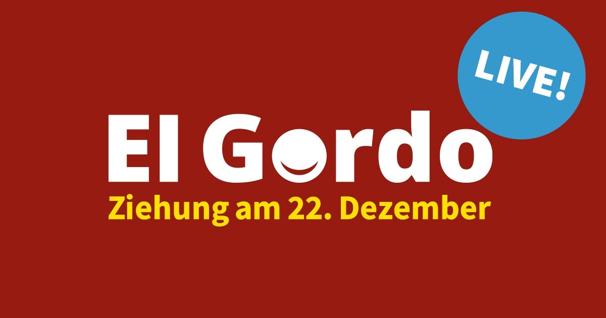 El Gordo Ziehung 2023 LIVE – Livestream Spanische Weihnachstlotterie!